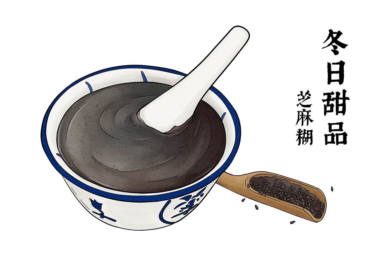 香港佳佳甜品手绘美食系列