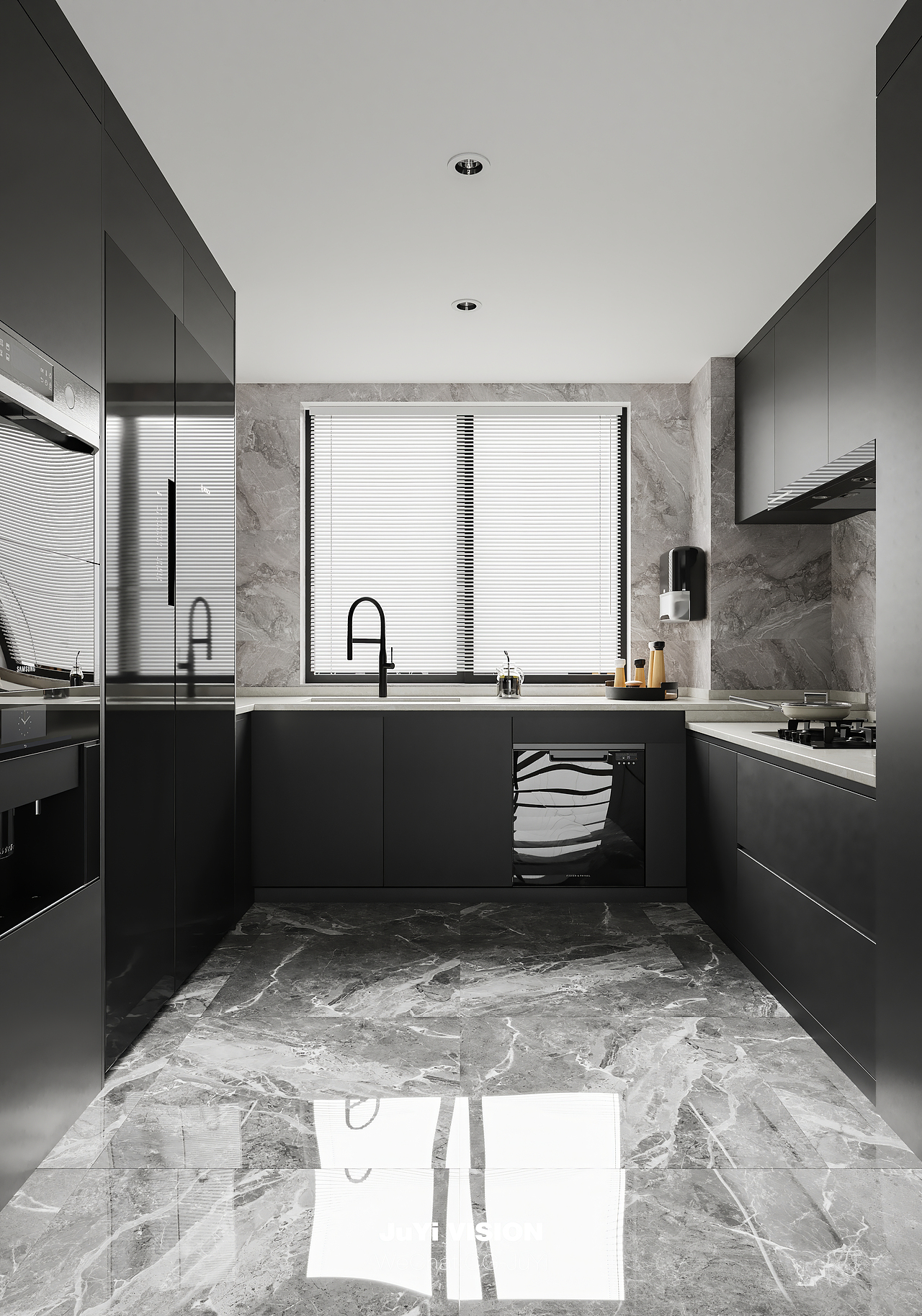 黑与白 最新渲染作（图ZMjk0NTMxNjYw） - 家装设计 - 站酷设计师居一_vision原创素材 - 站酷ZCOOL