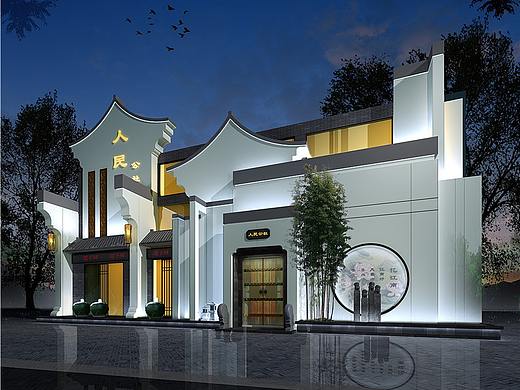 郑州人民公社中式餐厅装修设计公司案例