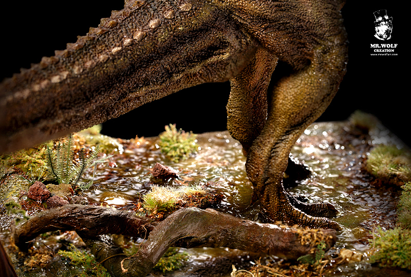 TYRANNOSAURUS（暗夜之狼全手涂高端GK定制作品）（图ZMTIyMDU2NzA0） - 绘画 - 站酷设计师暗夜之狼原创素材 - 站酷ZCOOL