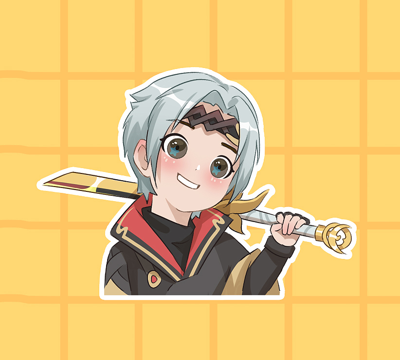 q版东方耀云鹰飞将可爱头像