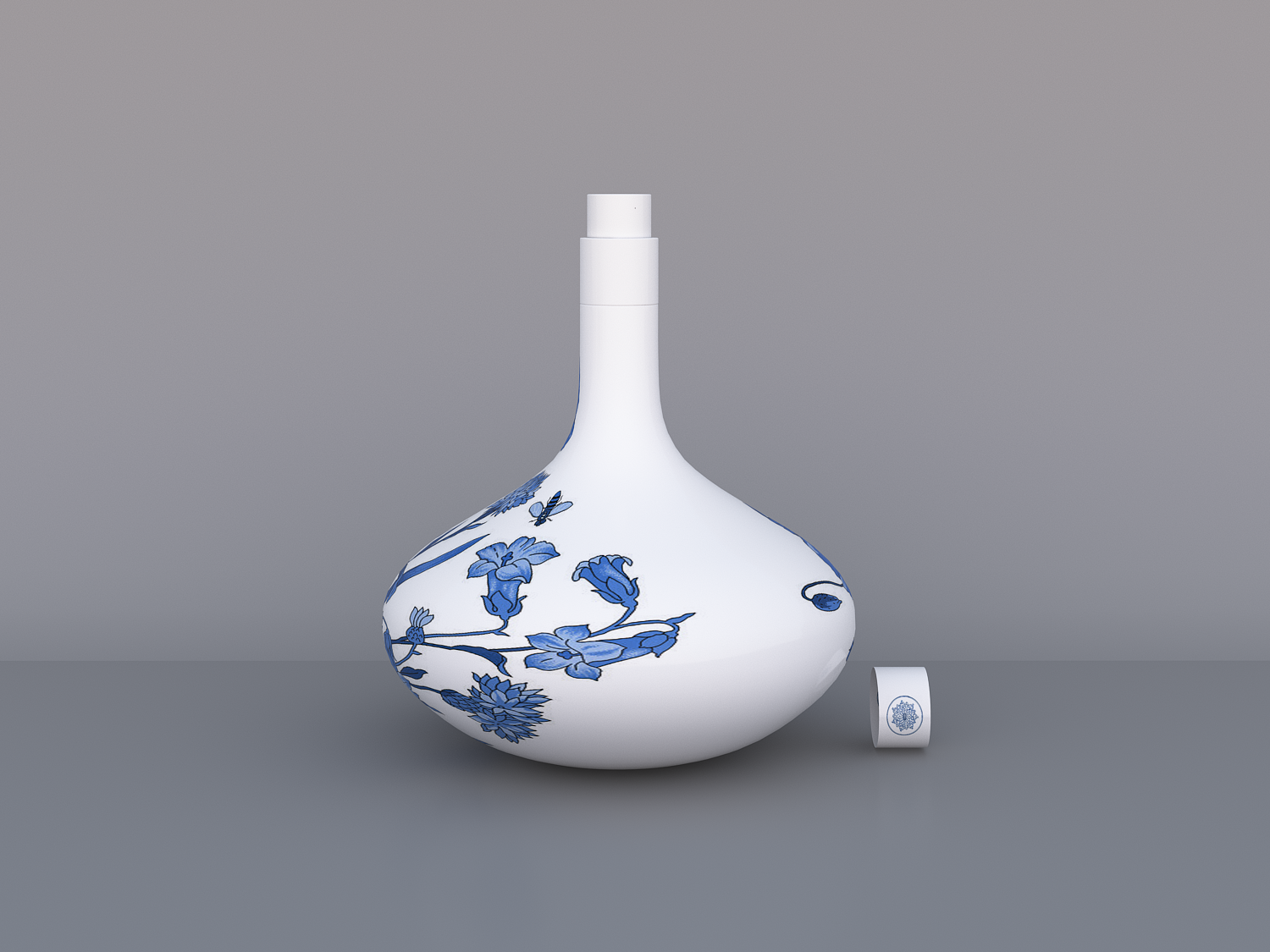 新型陶瓷材料结合青花瓷在化妆品包装上的应用