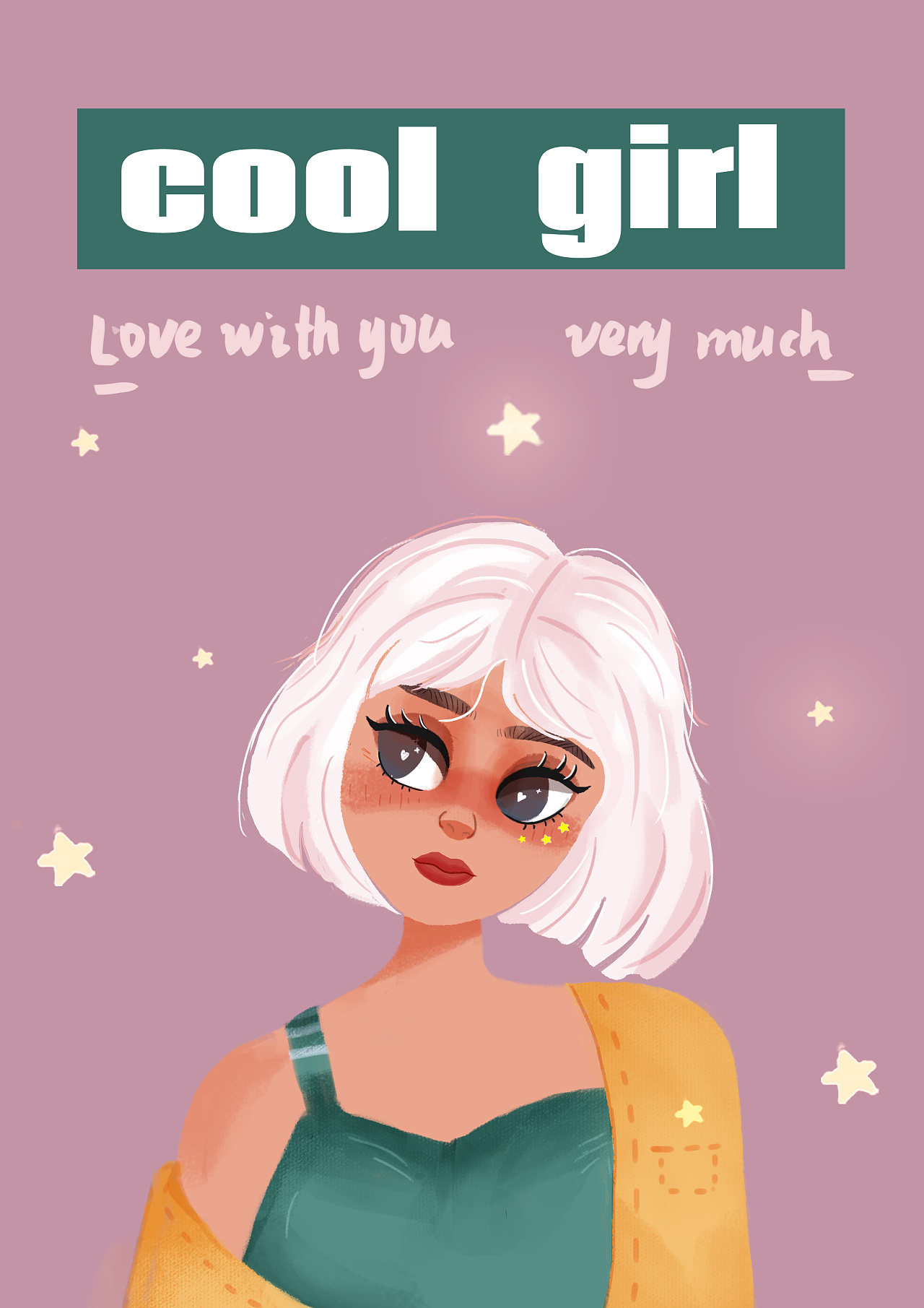 插画(欧美风插画)|插画|创作习作|竹竹桔 - 原创作品 - 站酷 (zcool)