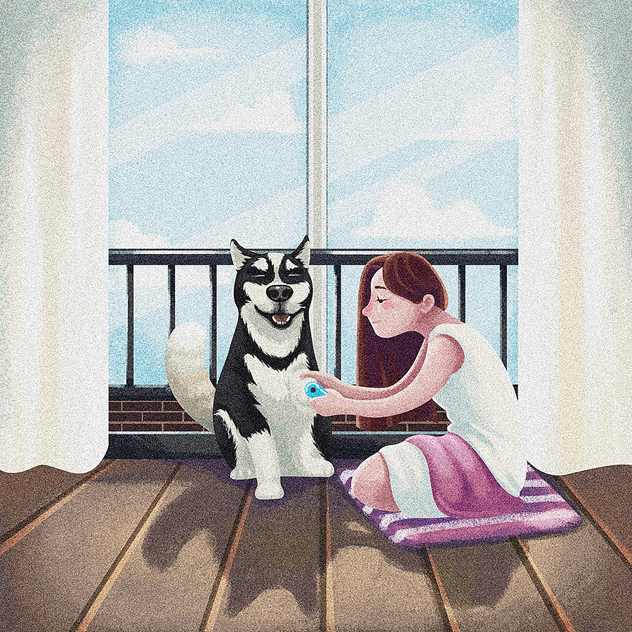 《狗样的假期》插图（图ZMTMyNDM0MDgw） - 商业插画 - 站酷设计师JazzyYuan原创素材 - 站酷ZCOOL