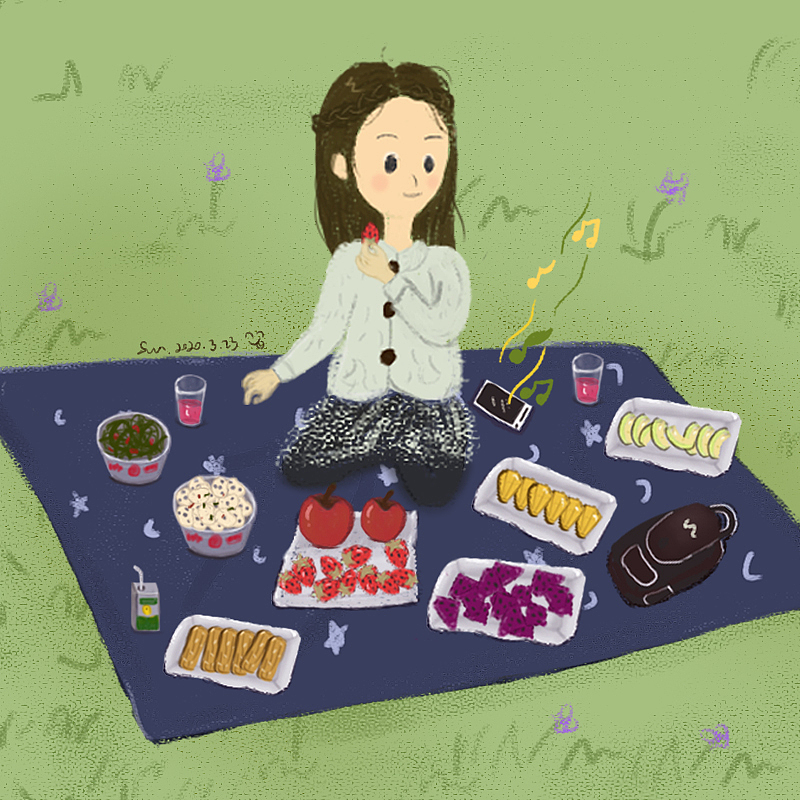 踏个青（图ZMjU0NjYxNzA0） - 创作习作 - 站酷设计师丧的头上有颗sun原创素材 - 站酷ZCOOL