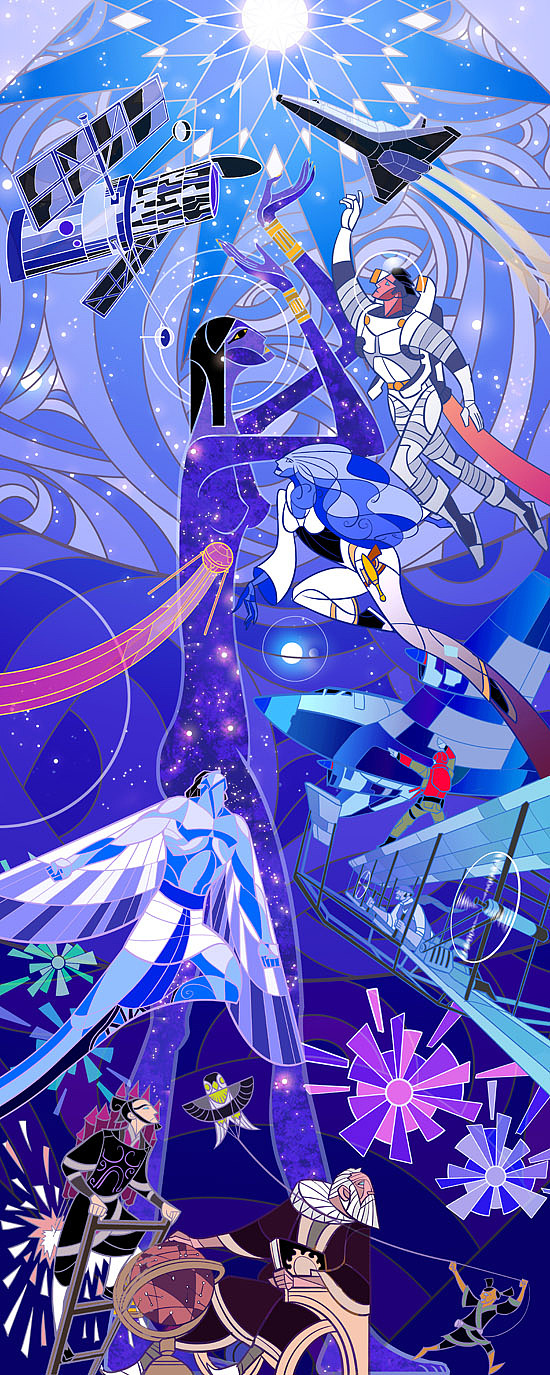 群星,我们的目标|插画|创作习作|breathing2004_原创作品-站酷zcool