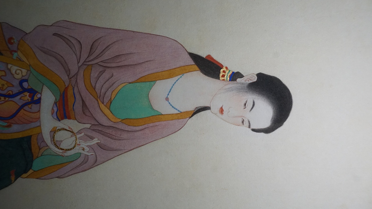 【丙午】人物绘制,唐代制法