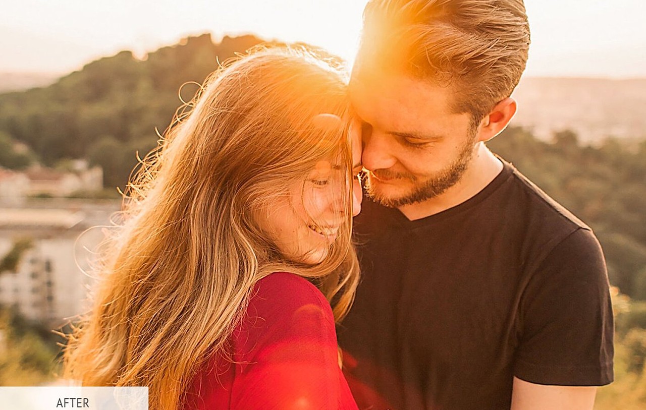 温暖通透黄金时段婚礼人像Lr预设