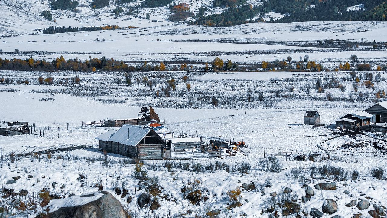 冰雪禾木草原（图ZMzYxODc2MTgw） - 风光摄影 - 站酷设计师摄影师雪山飞兔原创素材 - 站酷ZCOOL