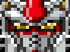 像素高达头扎古头