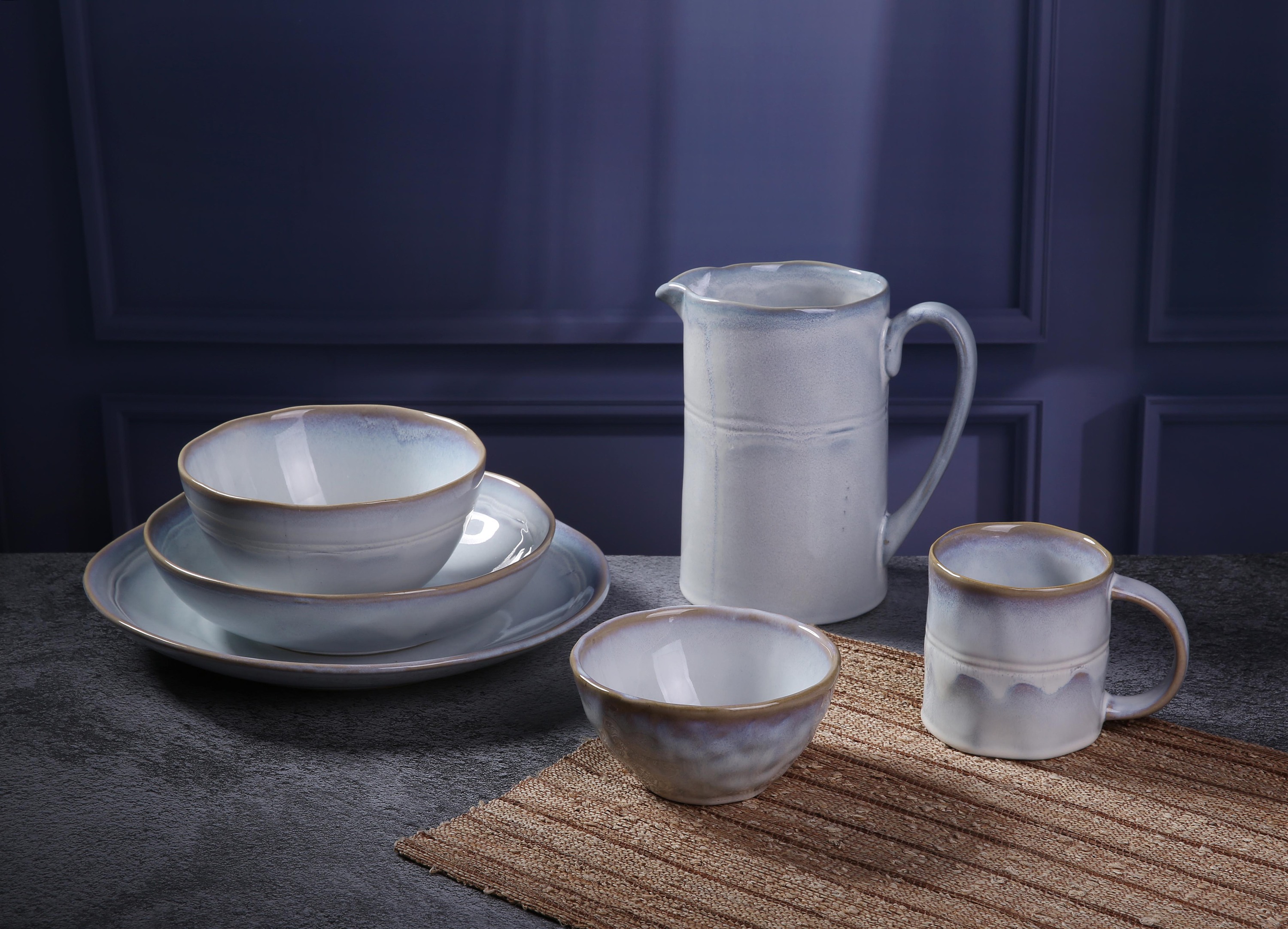 复古窑变釉陶瓷餐具