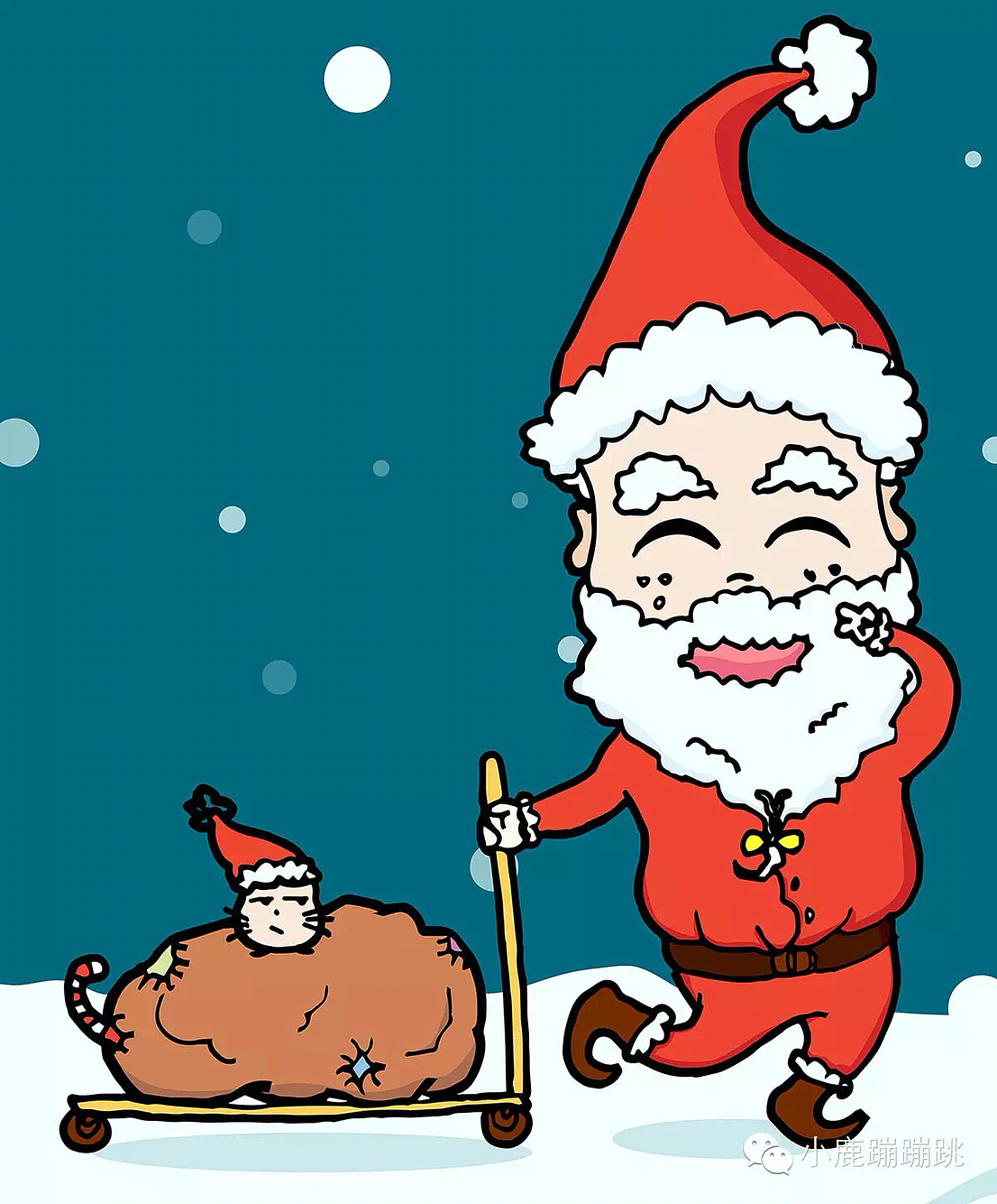 圣誕的的的。（圖ZNDAwMjE3NDQ=） - 創(chuàng)作習作 - 站酷設計師小鹿蹦蹦跳原創(chuàng)素材 - 站酷ZCOOL