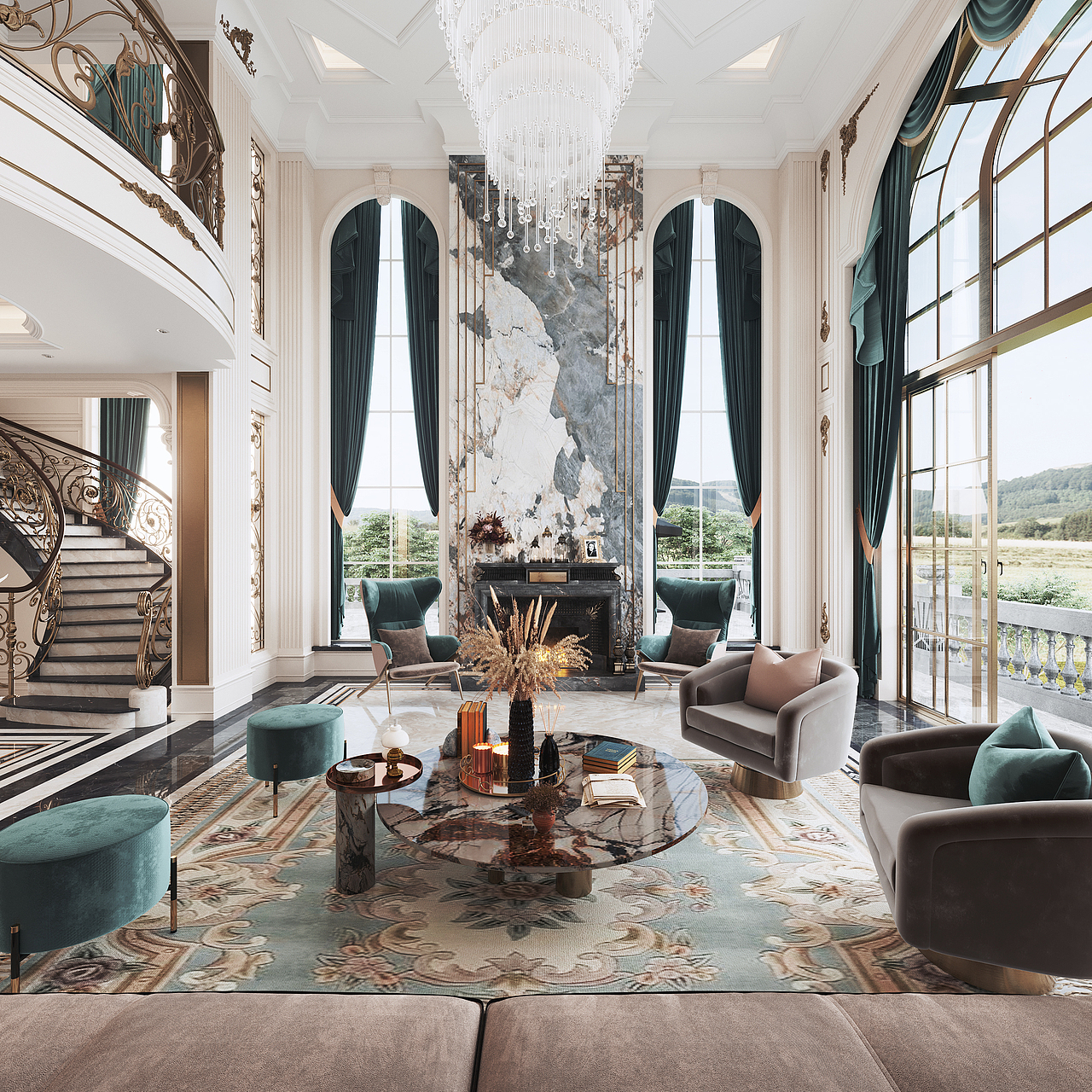 法式别墅· CGI（图ZMjUyNTkwMjEy） - 家装设计 - 站酷设计师ZANE丶原创素材 - 站酷ZCOOL