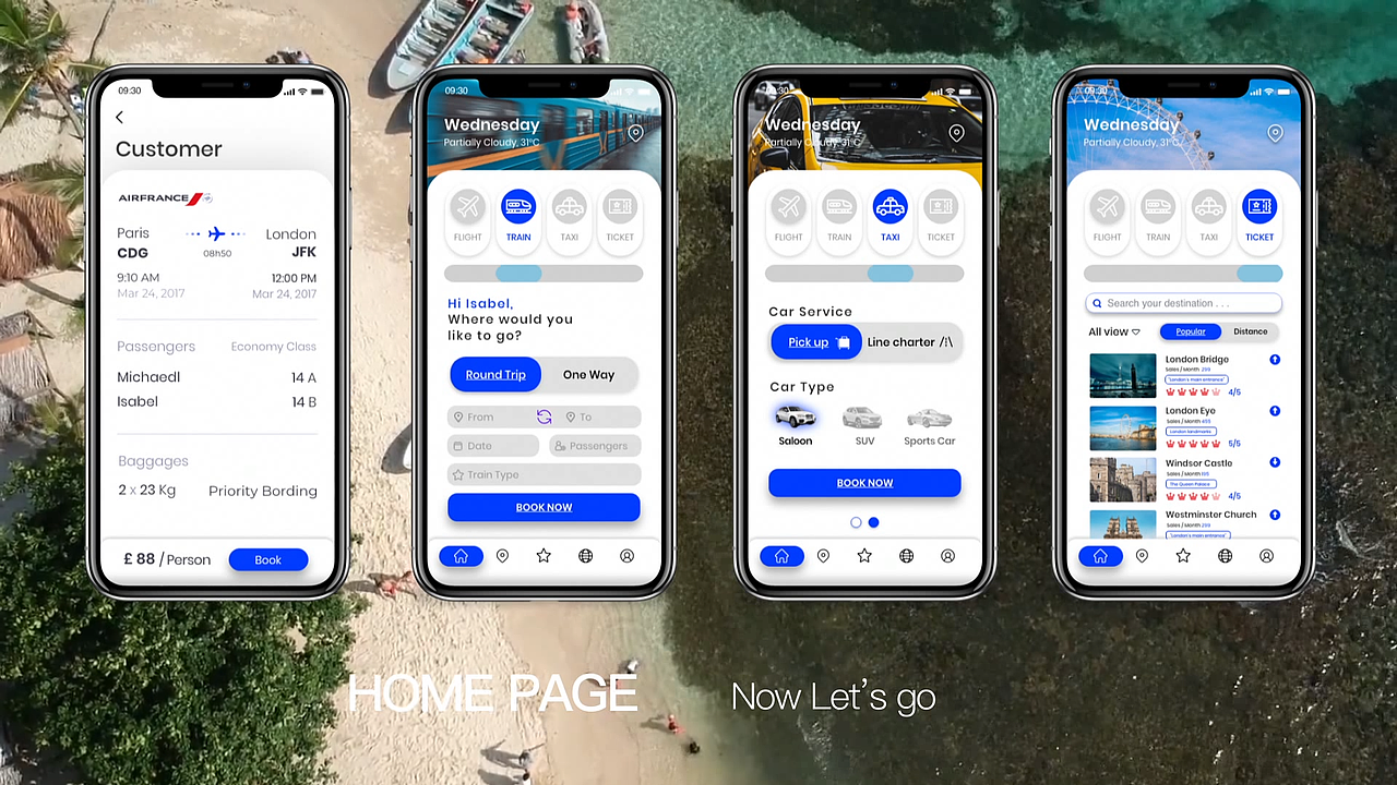 大海城市旅游手机app界面设计展示动画视频制作宣传（图ZMjkxOTEyODgw） - 动效设计 - 站酷设计师鲸人设计原创素材 - 站酷ZCOOL