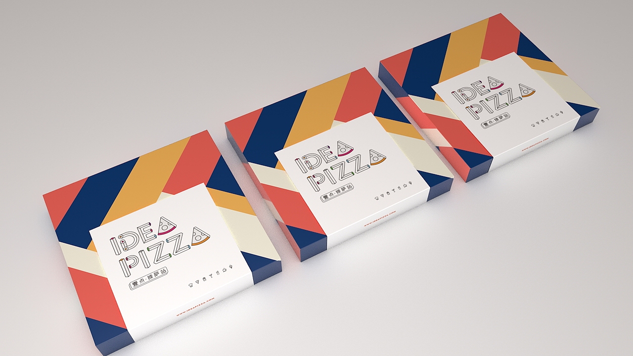 《Idea Pizza一点披萨》部分品牌设计(二)