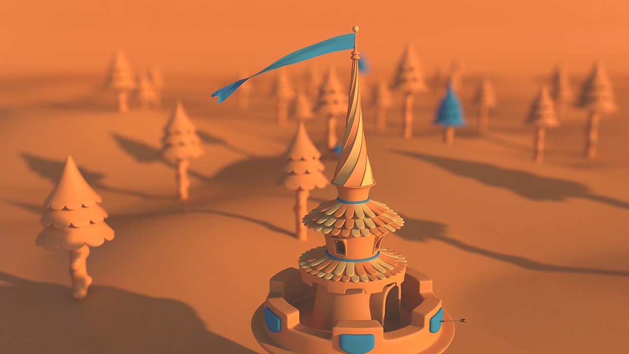 C4D 卡通城堡场景（图ZMTAzNjcwMTgw） - 场景 - 站酷设计师Samurai9527原创素材 - 站酷ZCOOL