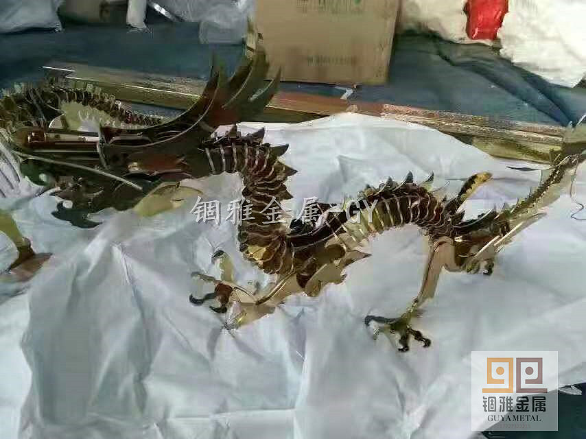 K金实心铝雕刻屏风隔断摆件 厂家供应