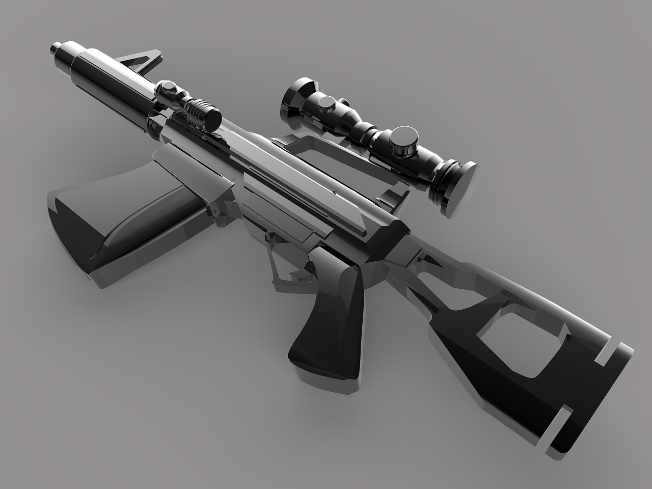 大口径冲锋枪设计