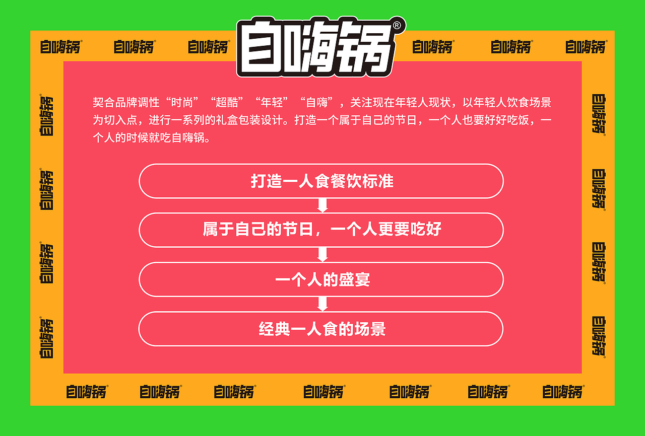 一个人的盛宴——自嗨锅礼盒包装设计
