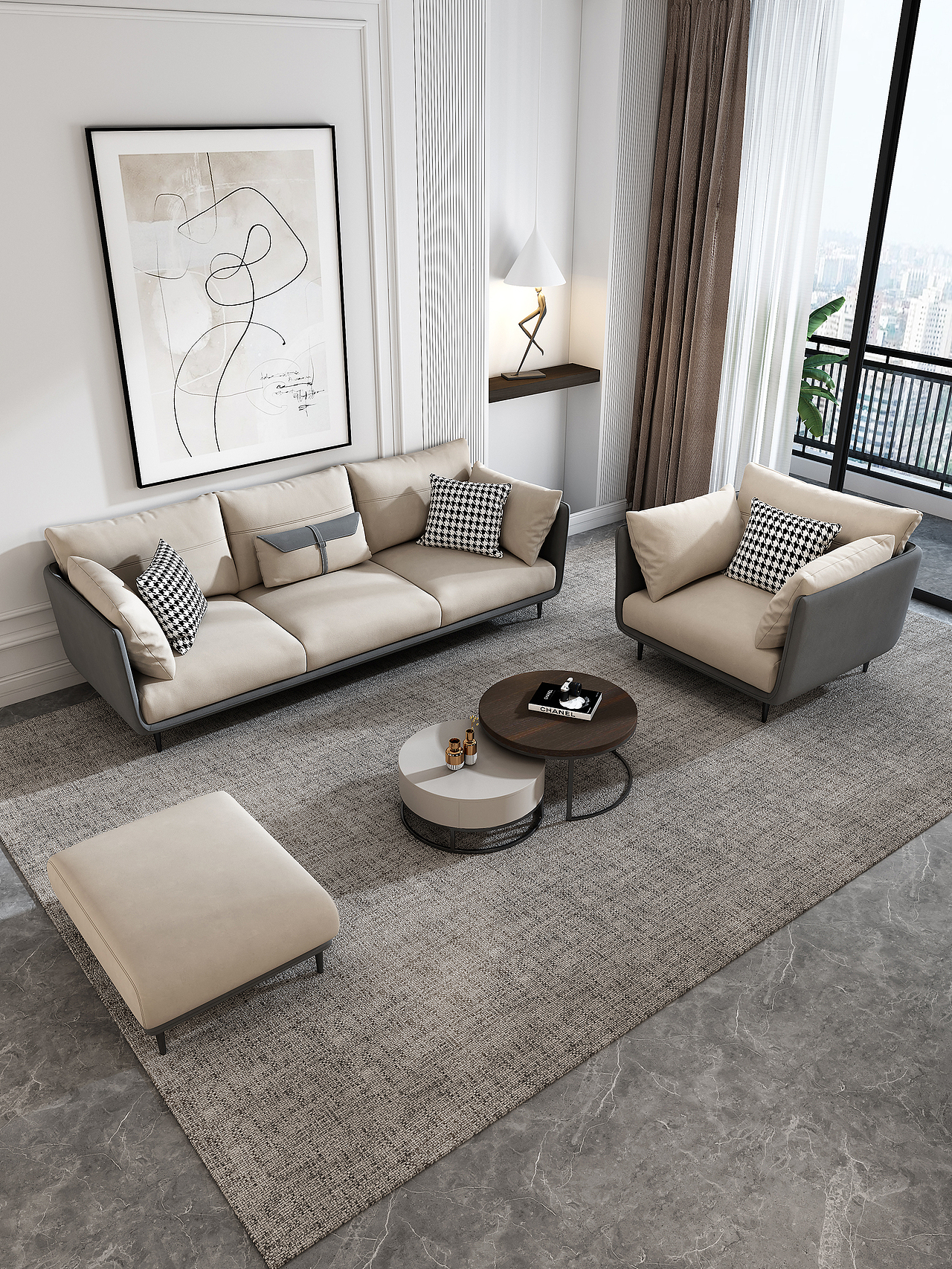 我的極簡家具沙發(fā)（圖ZMjI4NDkyOTQw） - 場景 - 站酷設計師w1233原創(chuàng)素材 - 站酷ZCOOL