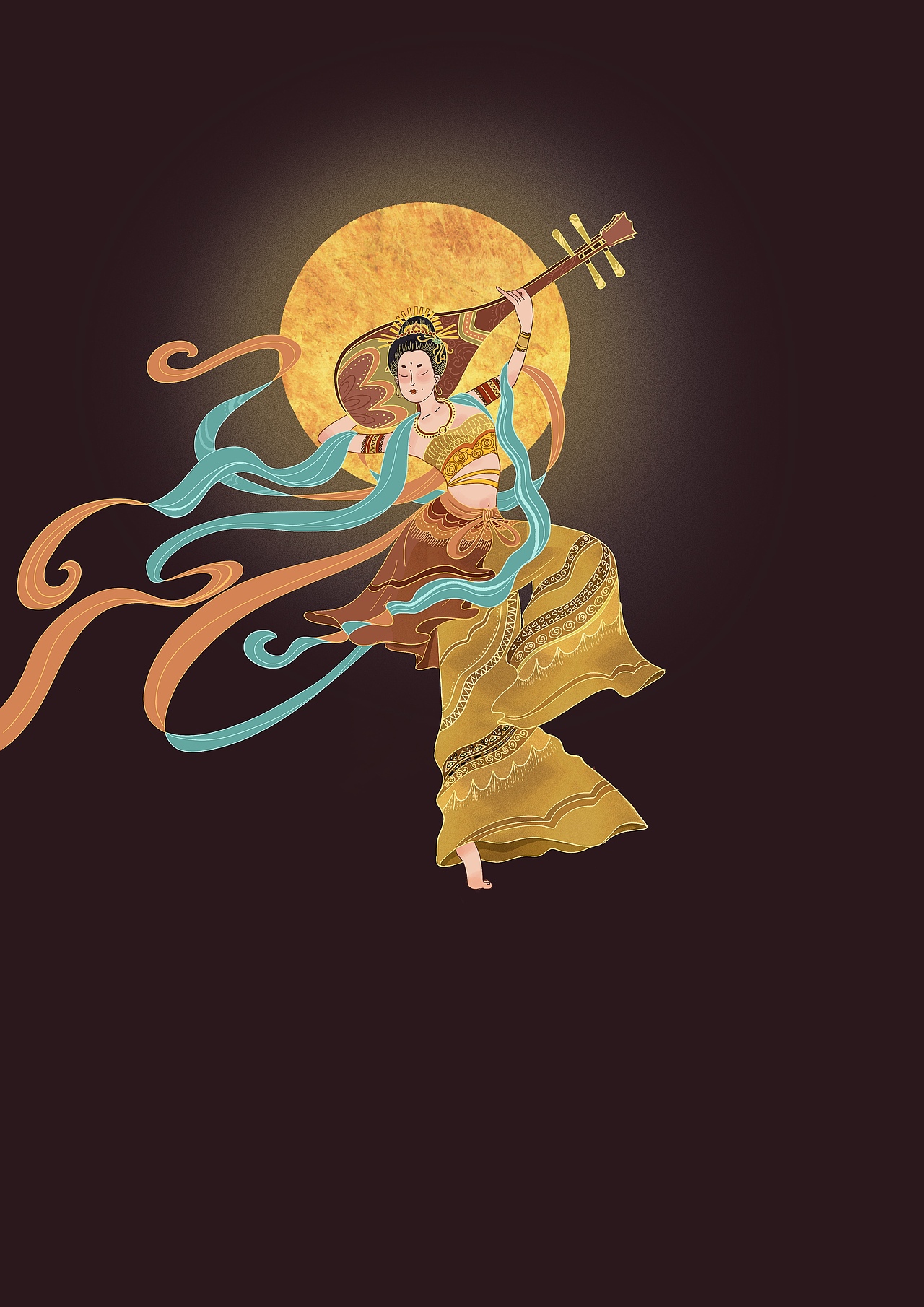 天乐献佛（图ZMjg2ODExNDEy） - 创作习作 - 站酷设计师茶小茶Vera原创素材 - 站酷ZCOOL