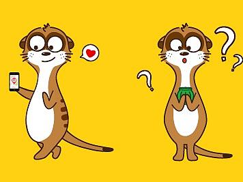 卡通形象设计-猫鼬