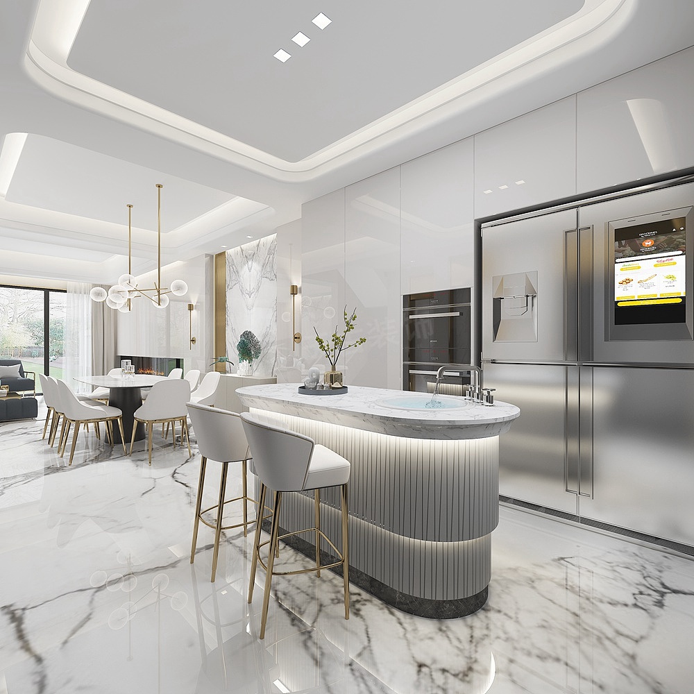 香港置地约克郡装修方案,现代简约风格设计,天古梦空间