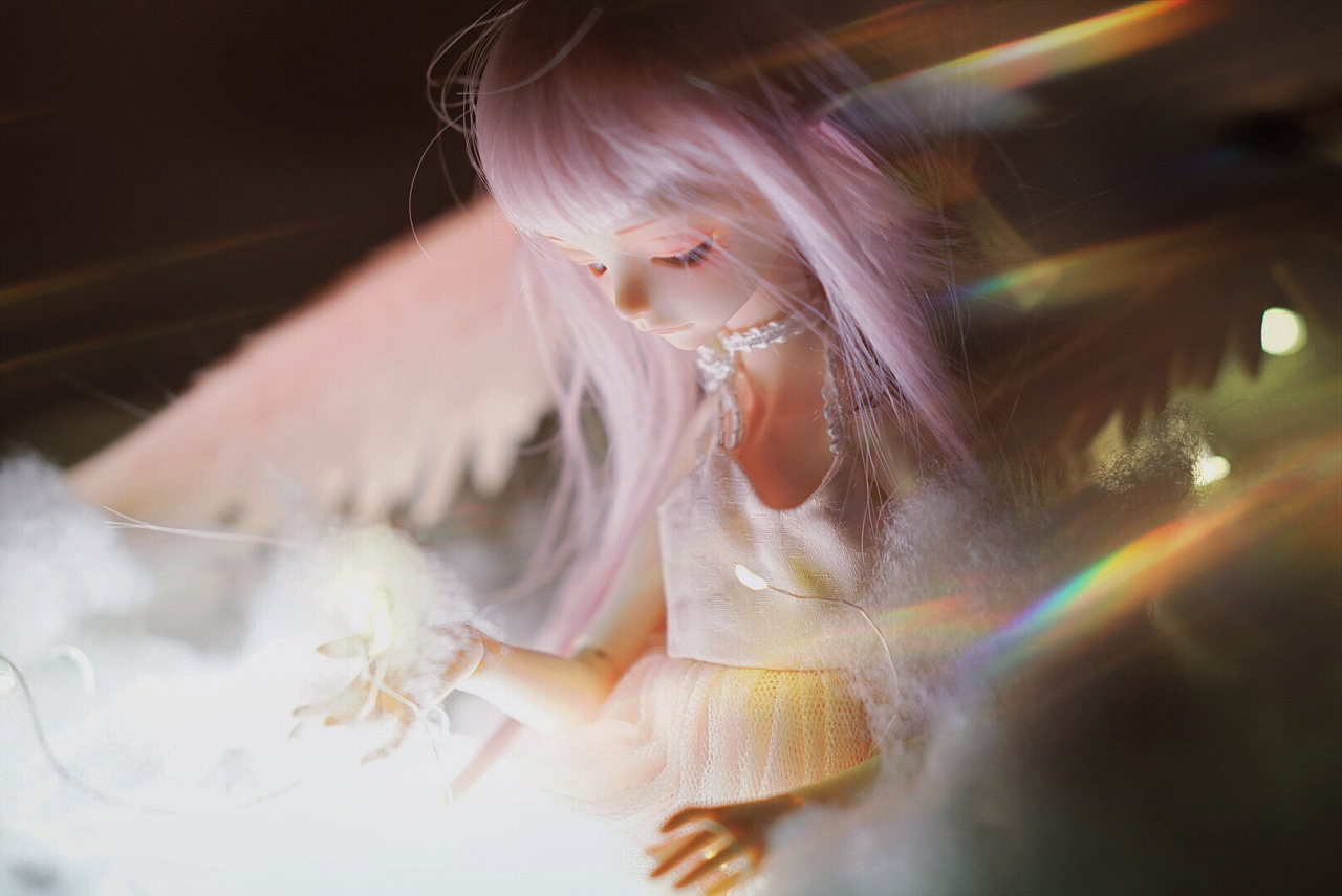 bjd娃娃天使人偶