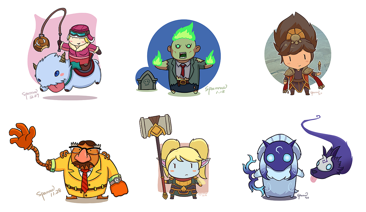 q版英雄联盟角色(部分)