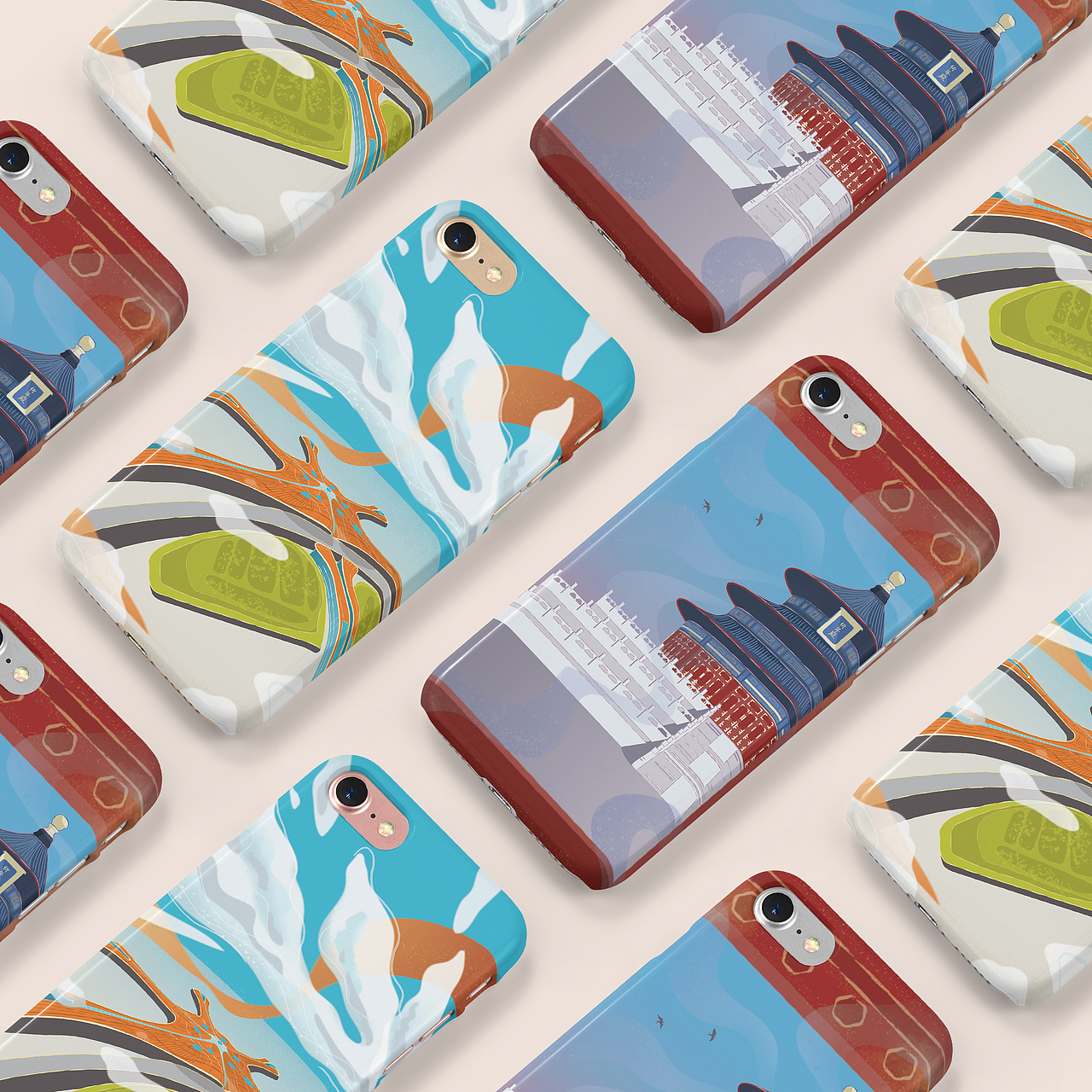 祈年天坛 | 凤翔大兴（图ZMjE5ODM0Mjc2） - 商业插画 - 站酷设计师florafangfang原创素材 - 站酷ZCOOL