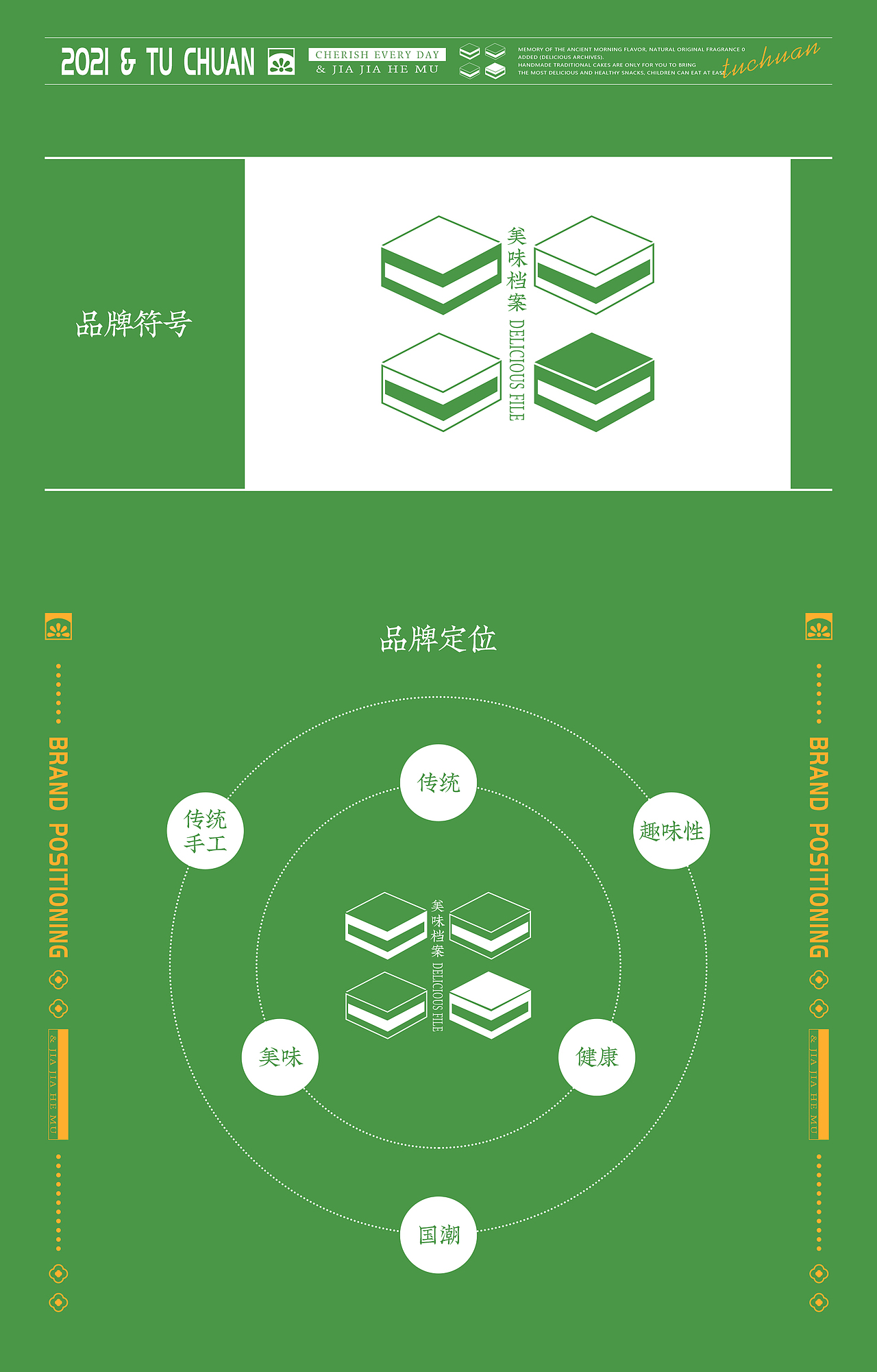 “嘉嘉合牧”-品牌设计策略-桂花糕包装应用及延展