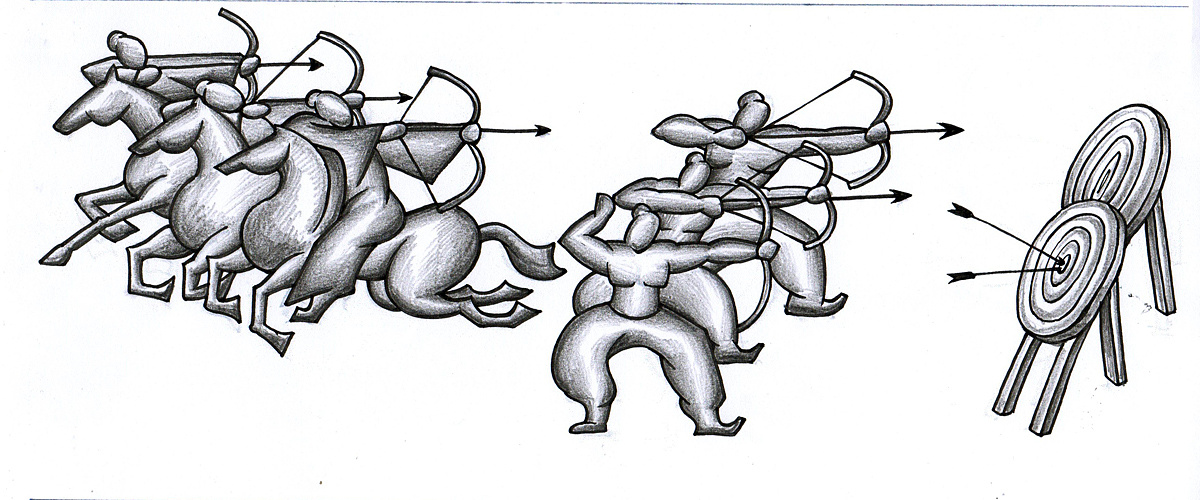 《古代体育运动》第二版 浮雕草图