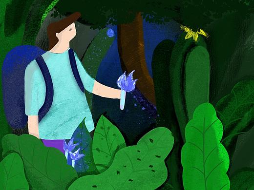 森林里的人（个人主页-ZNDEwOTE5ODQ=） - 商业插画 - 站酷设计师Abby樊霄原创素材 - 站酷ZCOOL
