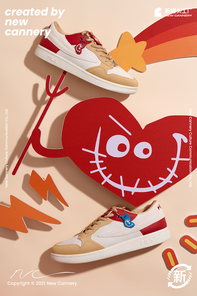 『平面+视频 』FILA｜FUSION 情人节限定款 ✖ 新罐头（图ZMjQzOTI5MzEy） - 产品摄影 - 站酷设计师新罐头视觉策略原创素材 - 站酷ZCOOL