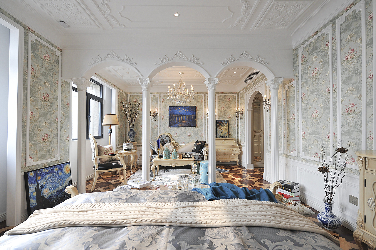 赋予情感的法式贵族设计（图ZNDg4ODE3MTY=） - 家装设计 - 站酷设计师隐居地球原创素材 - 站酷ZCOOL