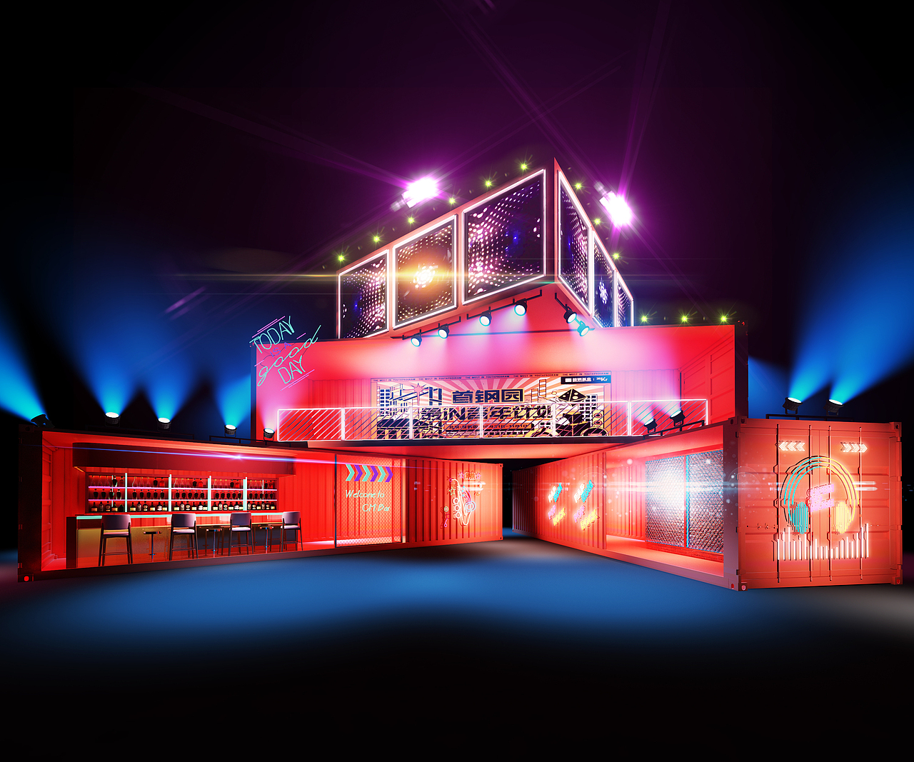 舞台（图ZMjI1NTUzMTU2） - 建筑/空间 - 站酷设计师小南006原创素材 - 站酷ZCOOL