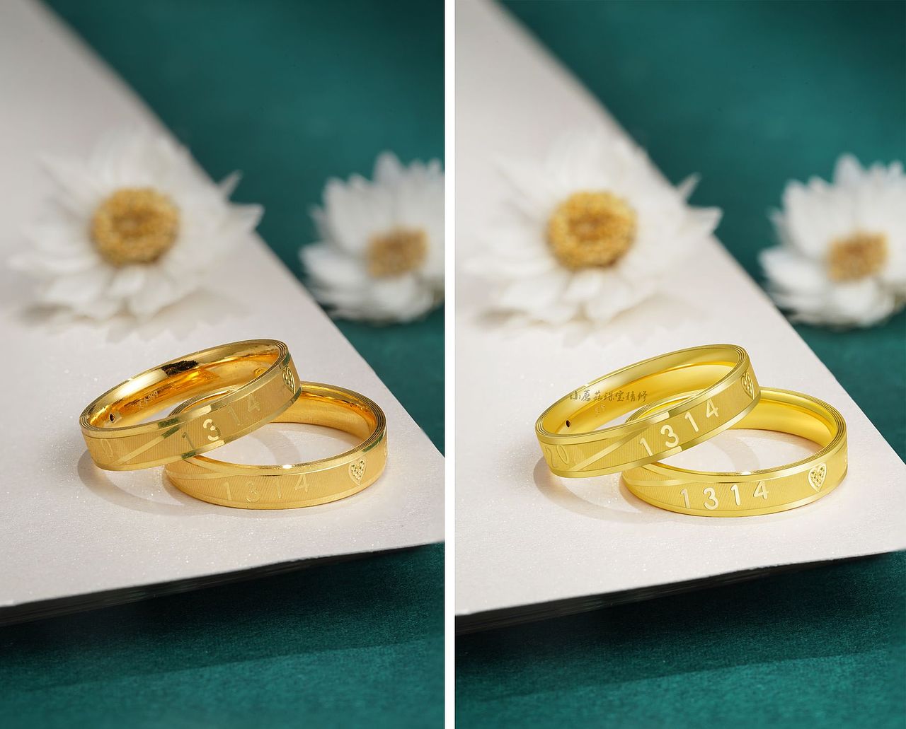 黄金首饰电商产品精修