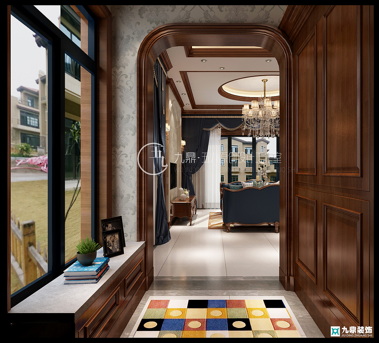 古典美学的风雅意境 贵阳碧桂园新中式风格设计鉴赏（图ZMjE1OTczOTI0） - 家装设计 - 站酷设计师一支孤独的浪花原创素材 - 站酷ZCOOL