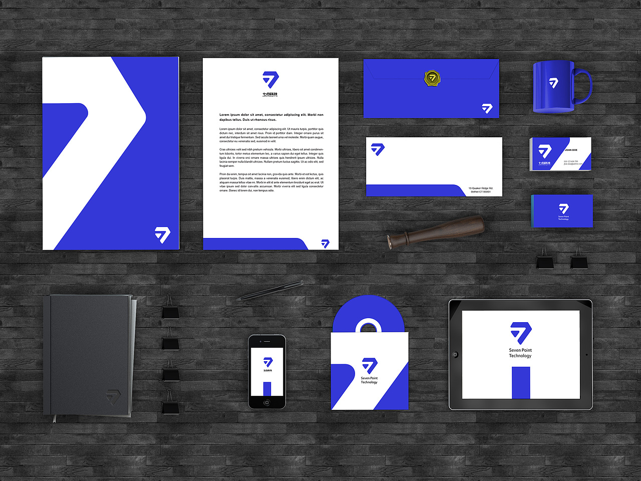 七点科技企业形象识别（图ZMTQ3MTQwNDY4） - Logo - 站酷设计师一一JJ一一原创素材 - 站酷ZCOOL