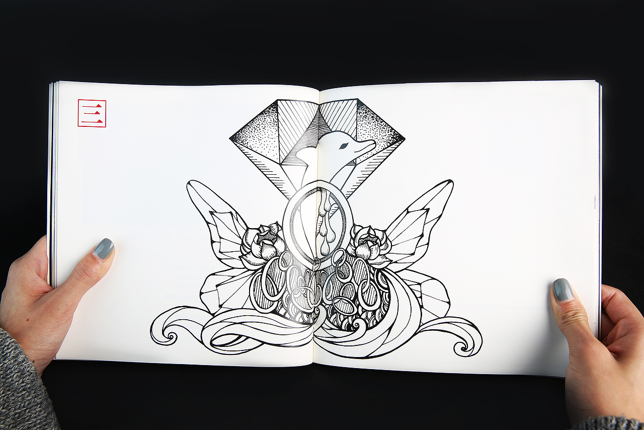 《入目三分》个人作品集设计（图ZODMzOTU4MDA=） - 书籍/画册 - 站酷设计师郭贞贞elsa原创素材 - 站酷ZCOOL