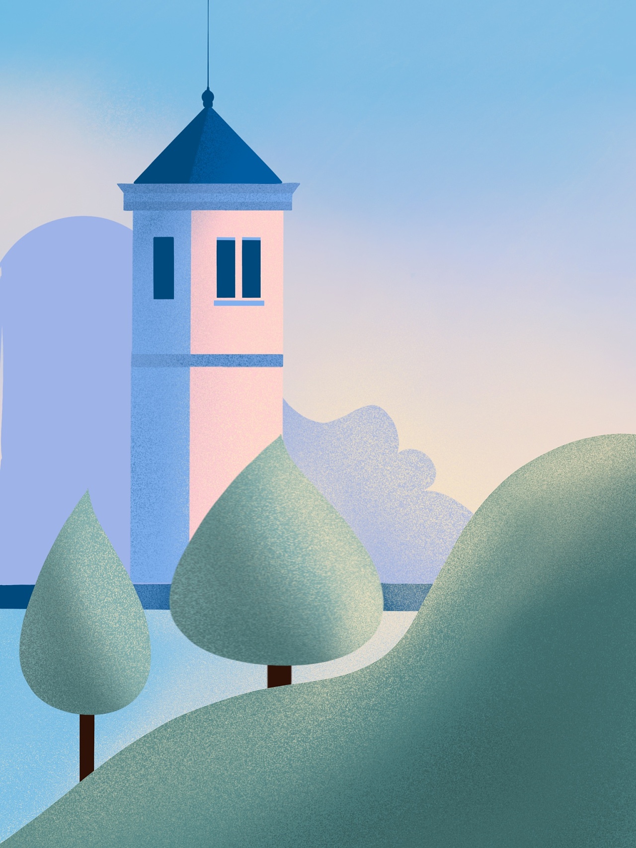 灯塔练习|插画|创作习作|丧鱼之殃 - 临摹作品 - 站酷 (zcool)