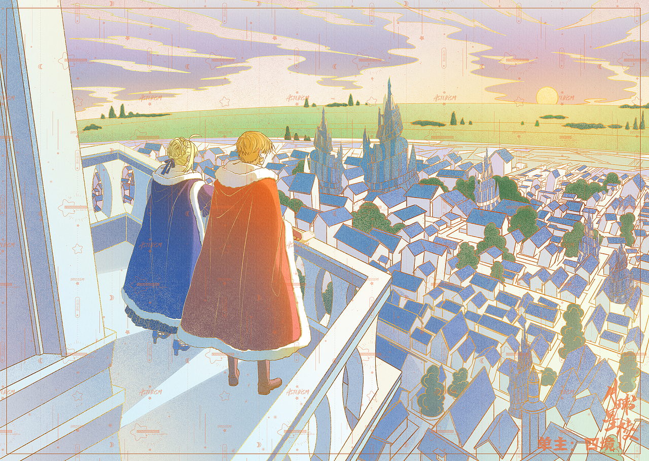 【私人稿展示】插画单❤fate双王合志（图ZMjc2Nzk3MTc2） - 商业插画 - 站酷设计师插画师月球星棱原创素材 - 站酷ZCOOL