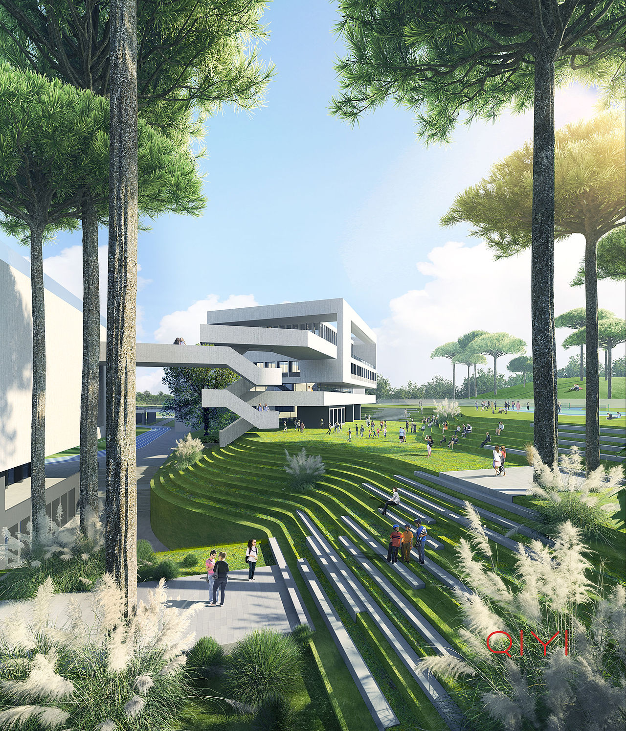 其一文化三维建筑表现（一）（图ZMjkyNDc5Mzg4） - 建筑/空间 - 站酷设计师其一文化原创素材 - 站酷ZCOOL