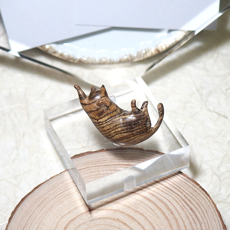 AT才有喵-原创手工檀木猫吊坠项链（图ZMjQ1NzQxNzcy） - 首饰设计 - 站酷设计师AT才有喵原创素材 - 站酷ZCOOL