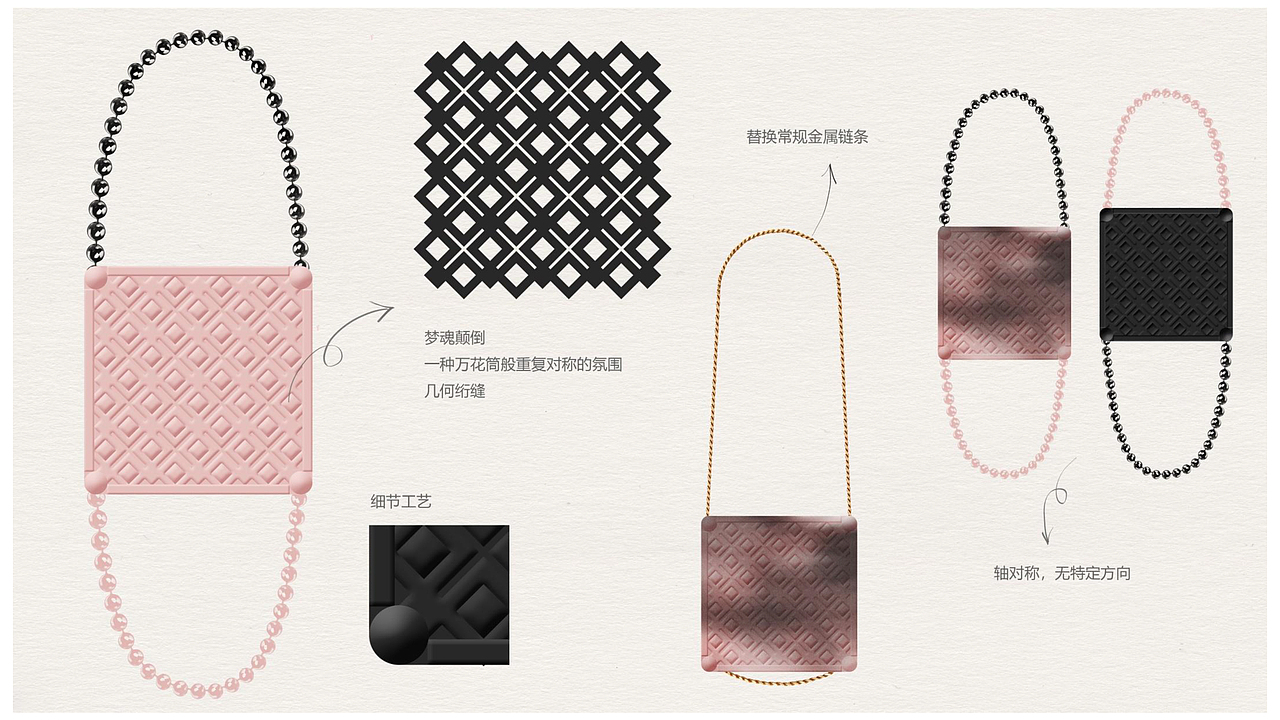 周梦怡女包设计——粉梦仙子国风系列
