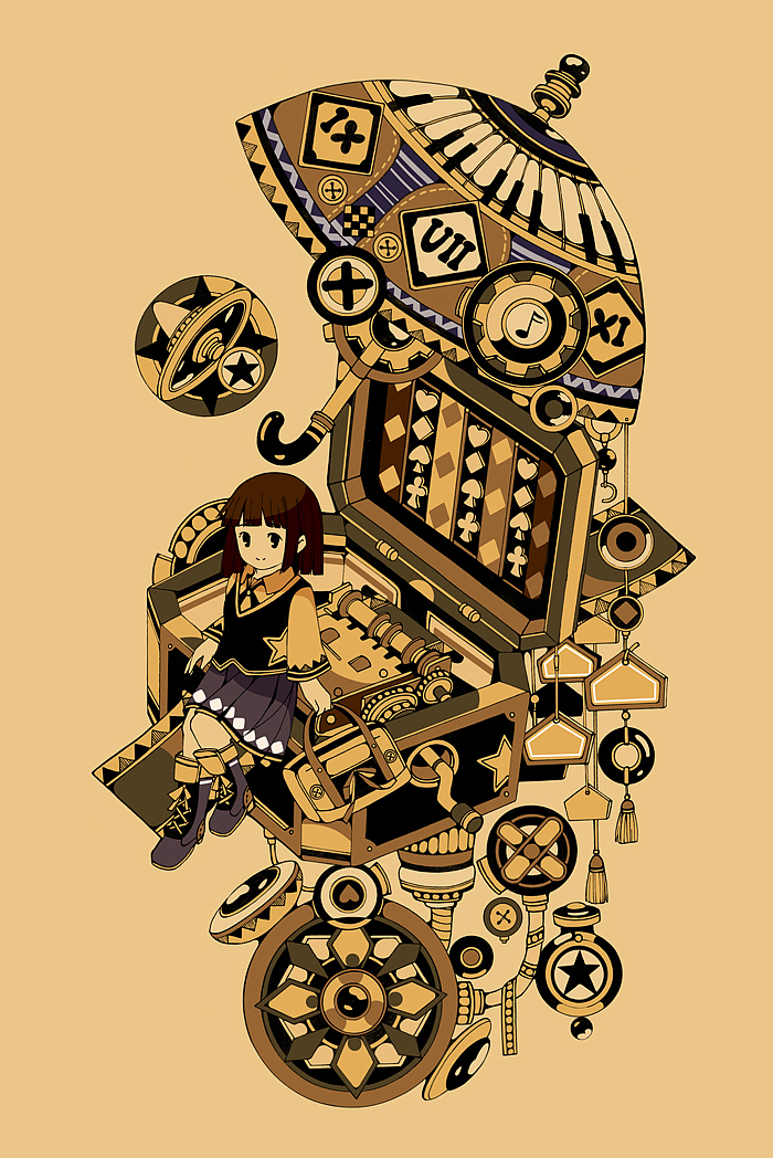 蒸汽朋克插画集7蒸汽街的秘密