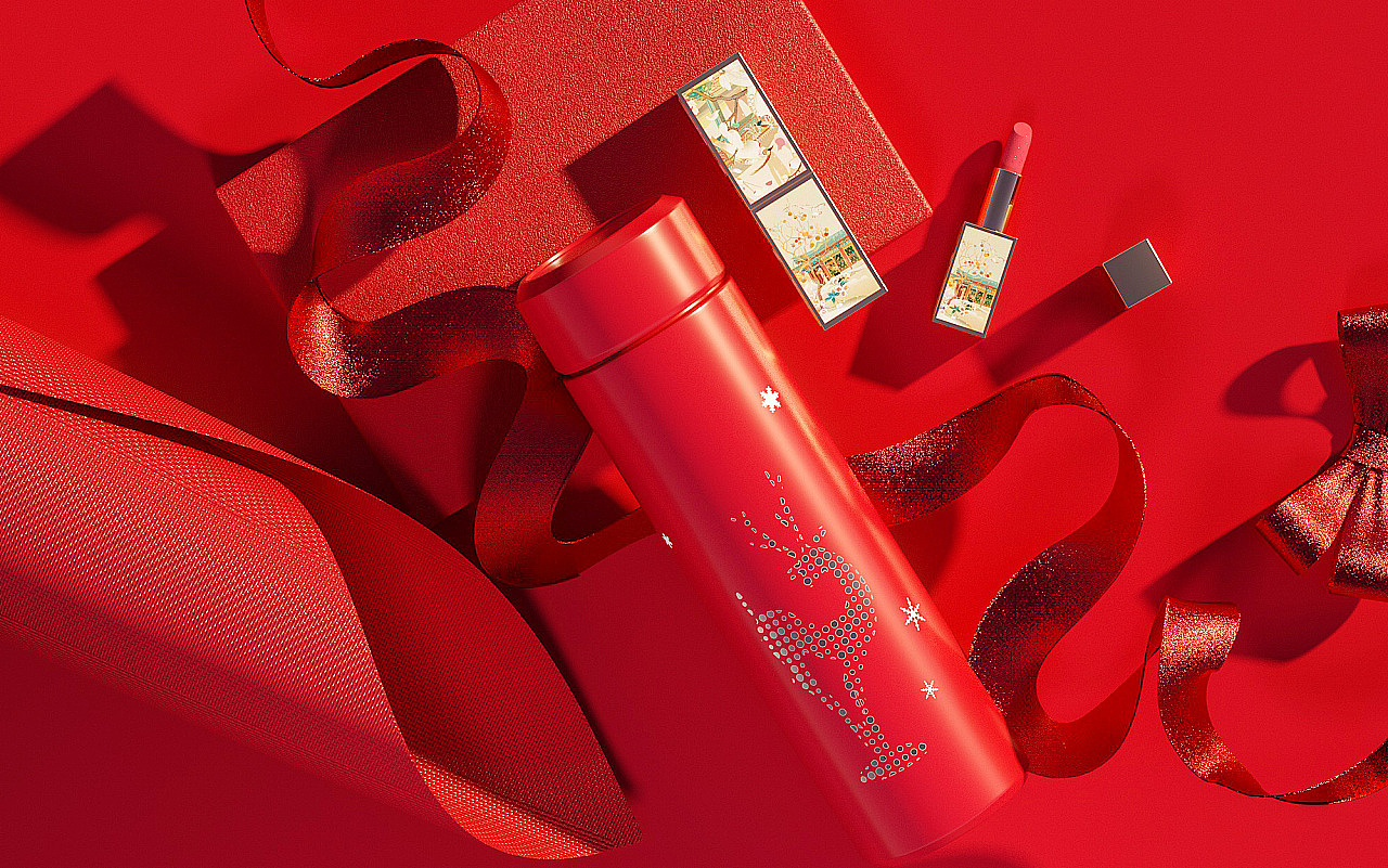 C4D 三维电商场景