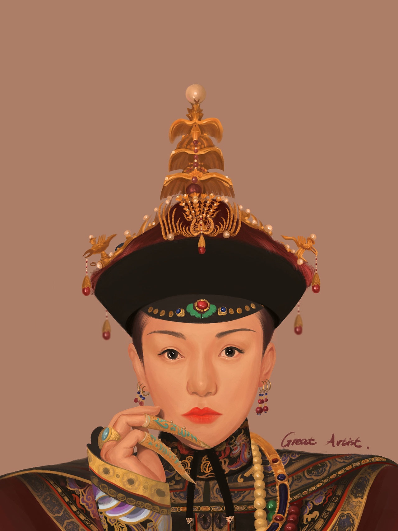 【如懿传】乌拉那拉如懿朝服画像