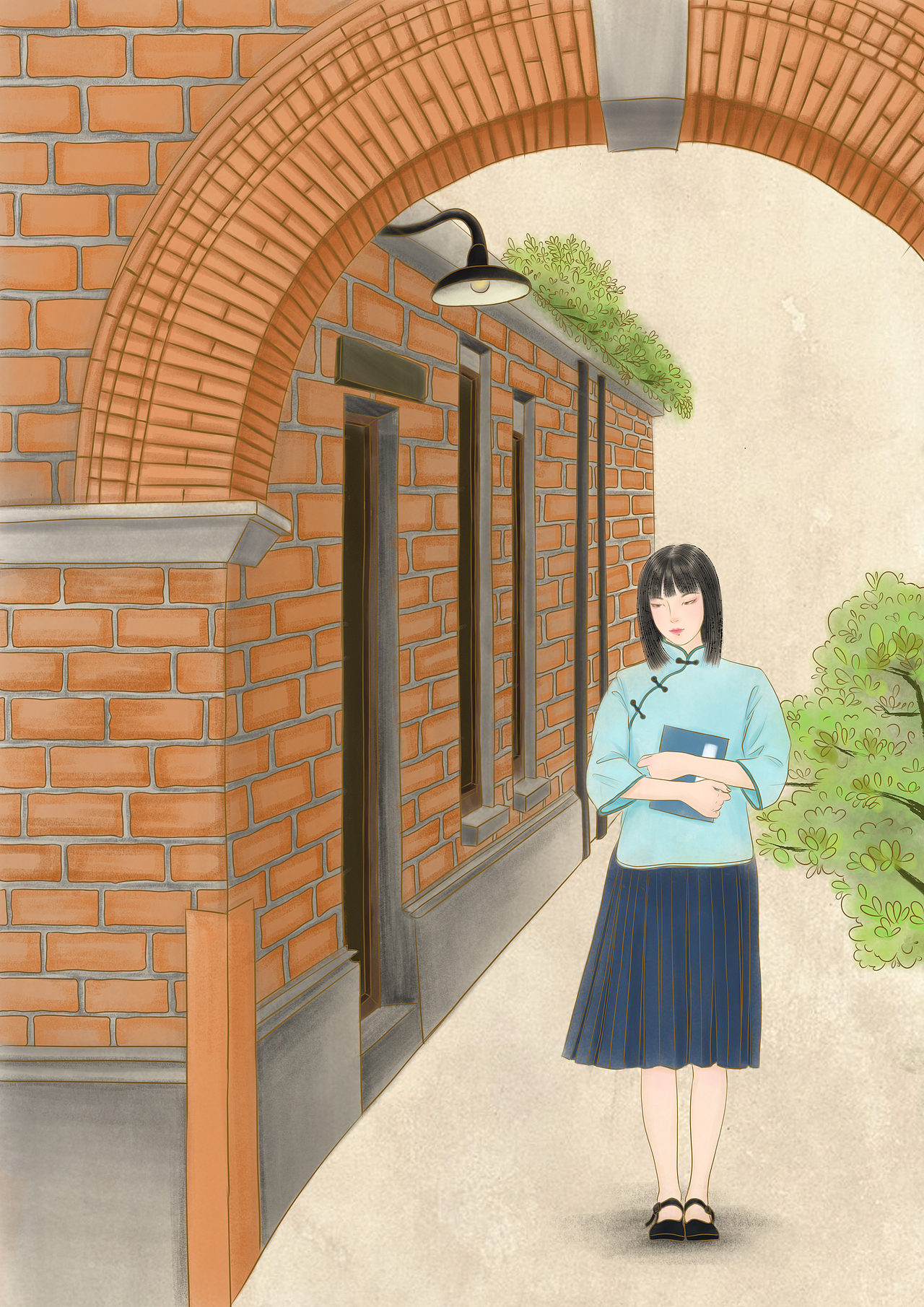 书籍插画--《因为懂得 所以慈悲》