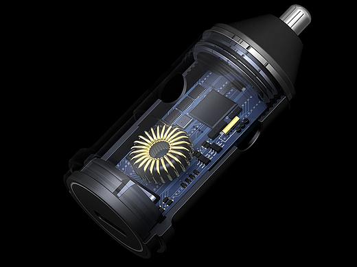 车载充电器渲染图